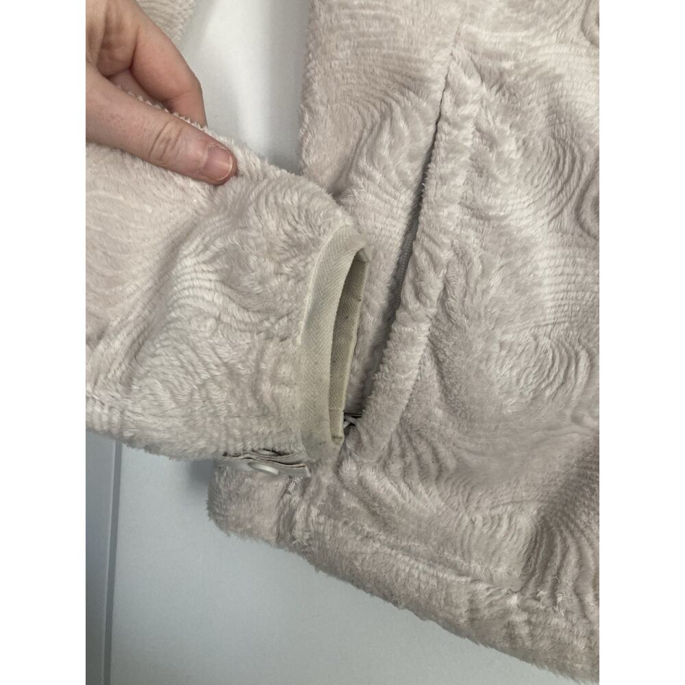 The Northface Swirl Beige Full Zip Oso Osito Long Sleeve Jacket Swirl XS - Picture 5 of 12